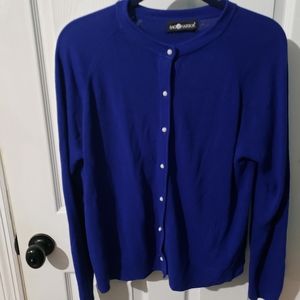 Pearl button up sweater